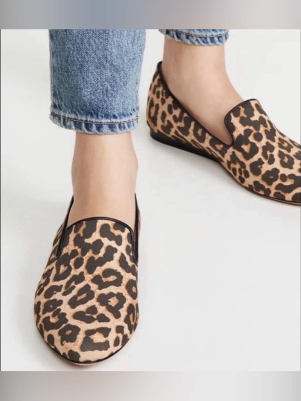 Veronica Beard Leopard Pointed Toe Flats Size 8.5